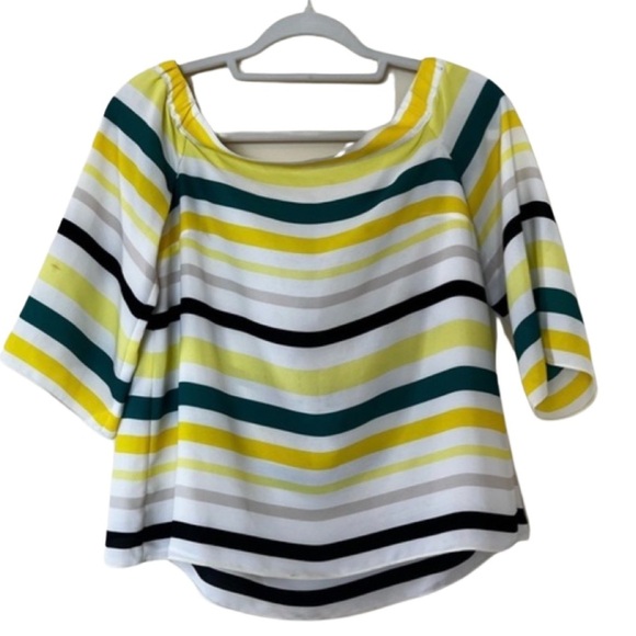 1 State Cold Shoulder Striped Top - Picture 4 of 5